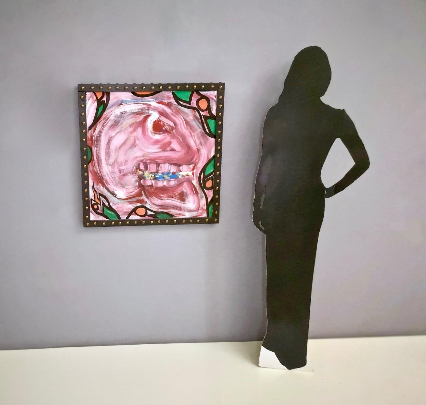 « Teschio Tropicale » d'Enzio Wenk, 2019 - Acrylique sur toile, néo-expressionnisme en vente 1