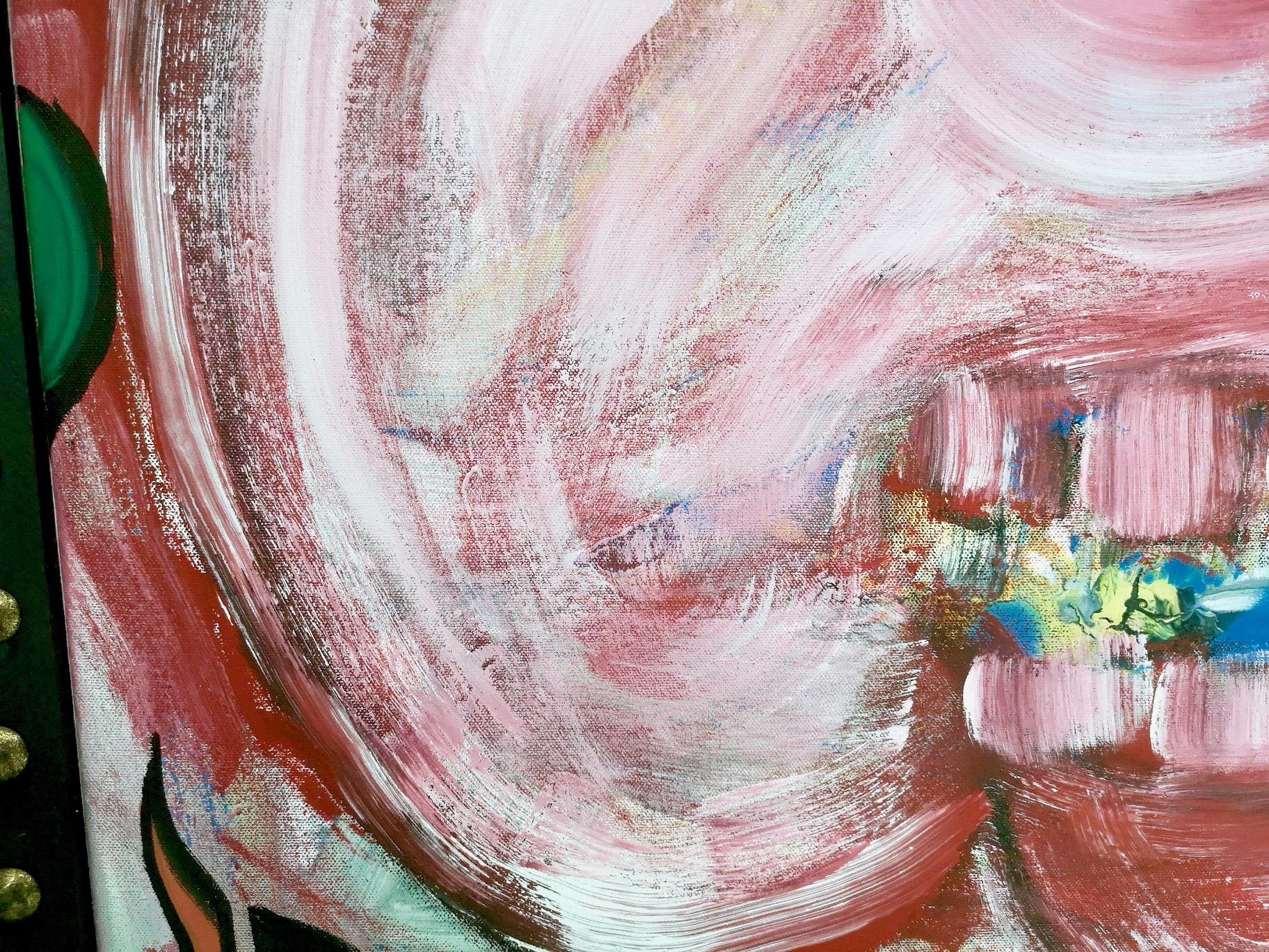„Teschio Tropicale“ von Enzio Wenk, 2019 – Acryl auf Leinwand, Neoexpressionismus im Angebot 6