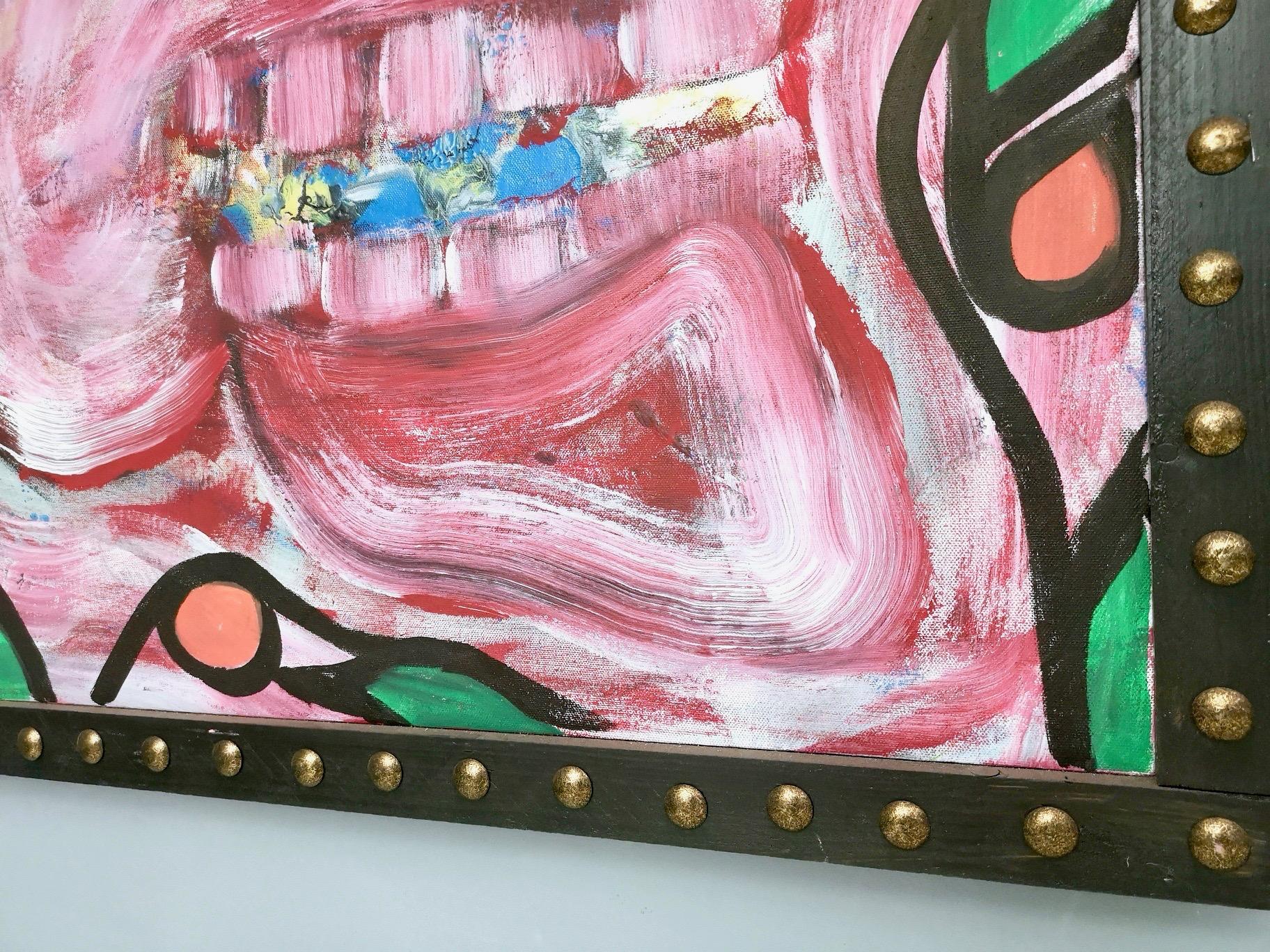 « Teschio Tropicale » d'Enzio Wenk, 2019 - Acrylique sur toile, néo-expressionnisme en vente 8