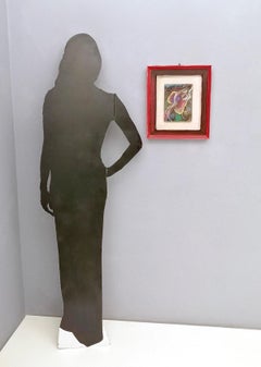 „Testa“ von Enzio Wenk, 2017 – Acryl auf Leinwandkarton, Neo- Expressionismus