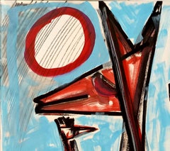 Untitled by E. Wenk, 2020-21 - Acrylic Paint, Abstract Animal, NeoExpressionism