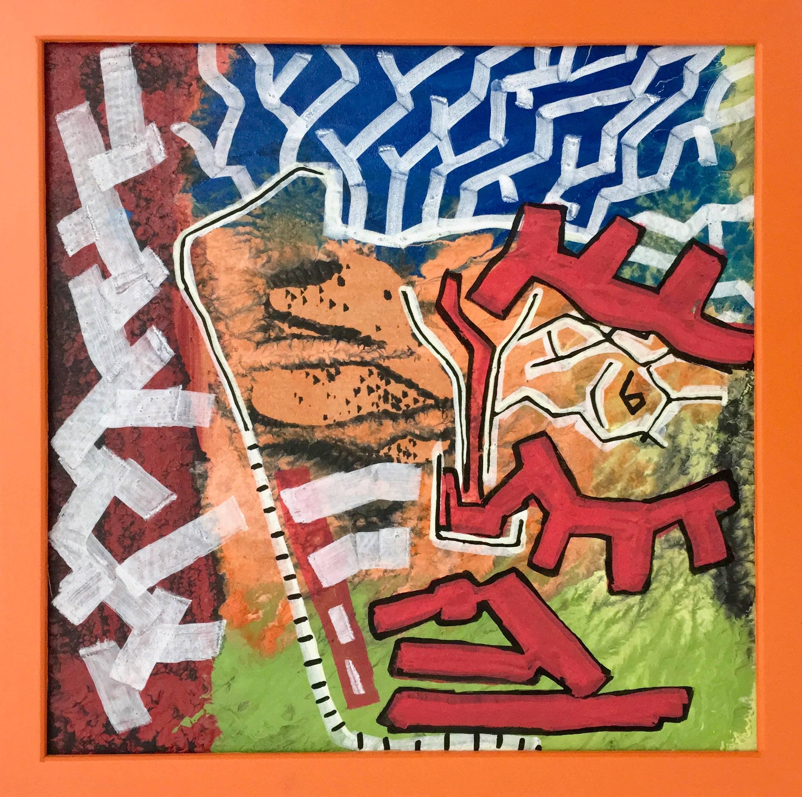 Pittura acrilica su masonite.

