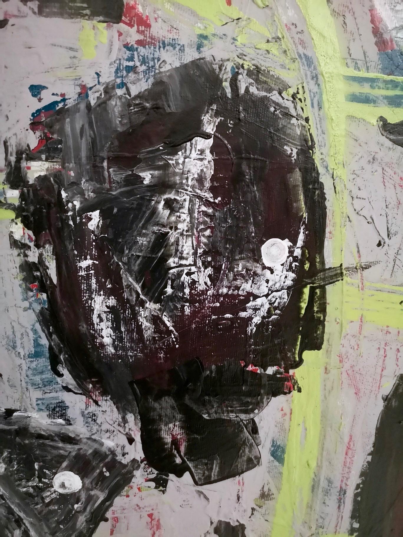 Senza titolo di Enzio Wenk, 2019 - Pittura acrilica su tela, neo-espressionismo in vendita 5