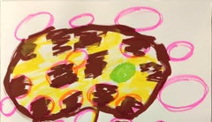 Untitled by Enzio Wenk, 2020-2021 -Acrylic on Paper, Abstract, NeoExpressionism
