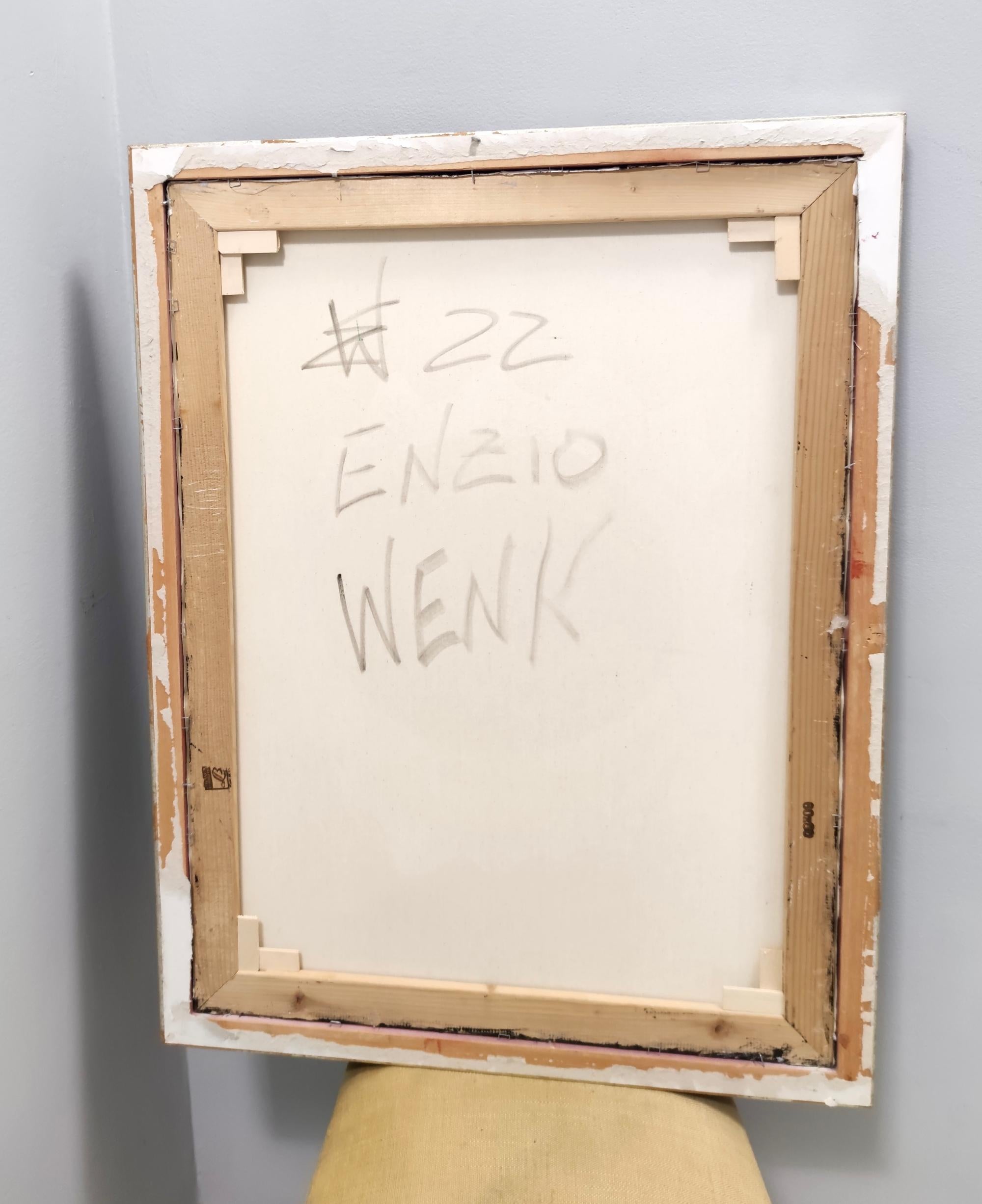 Untitled by Enzio Wenk, 2022- Acrylic on Canvas, NeoExpressionism For Sale 5