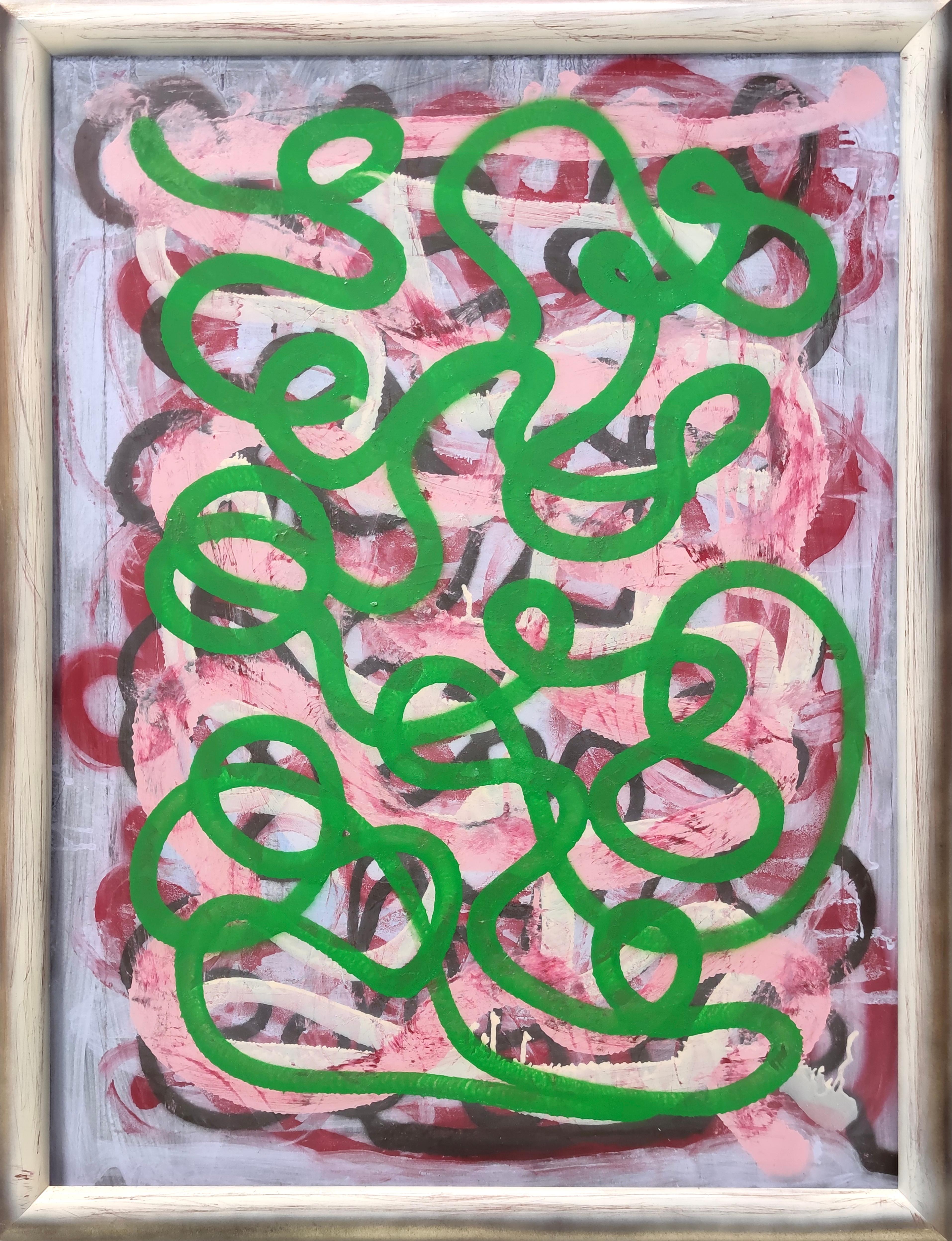 Ohne Titel von Enzio Wenk, 2022 – Acryl auf Leinwand, Neoexpressionismus