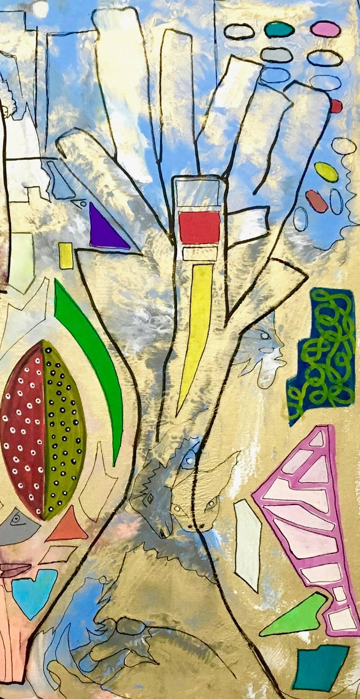 Sans titre - Painting de Enzio Wenk