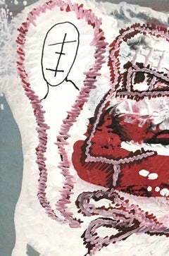 Sin título de Enzio Wenk, 2017 - Pintura acrílica sobre masonita, Expresionismo abstracto