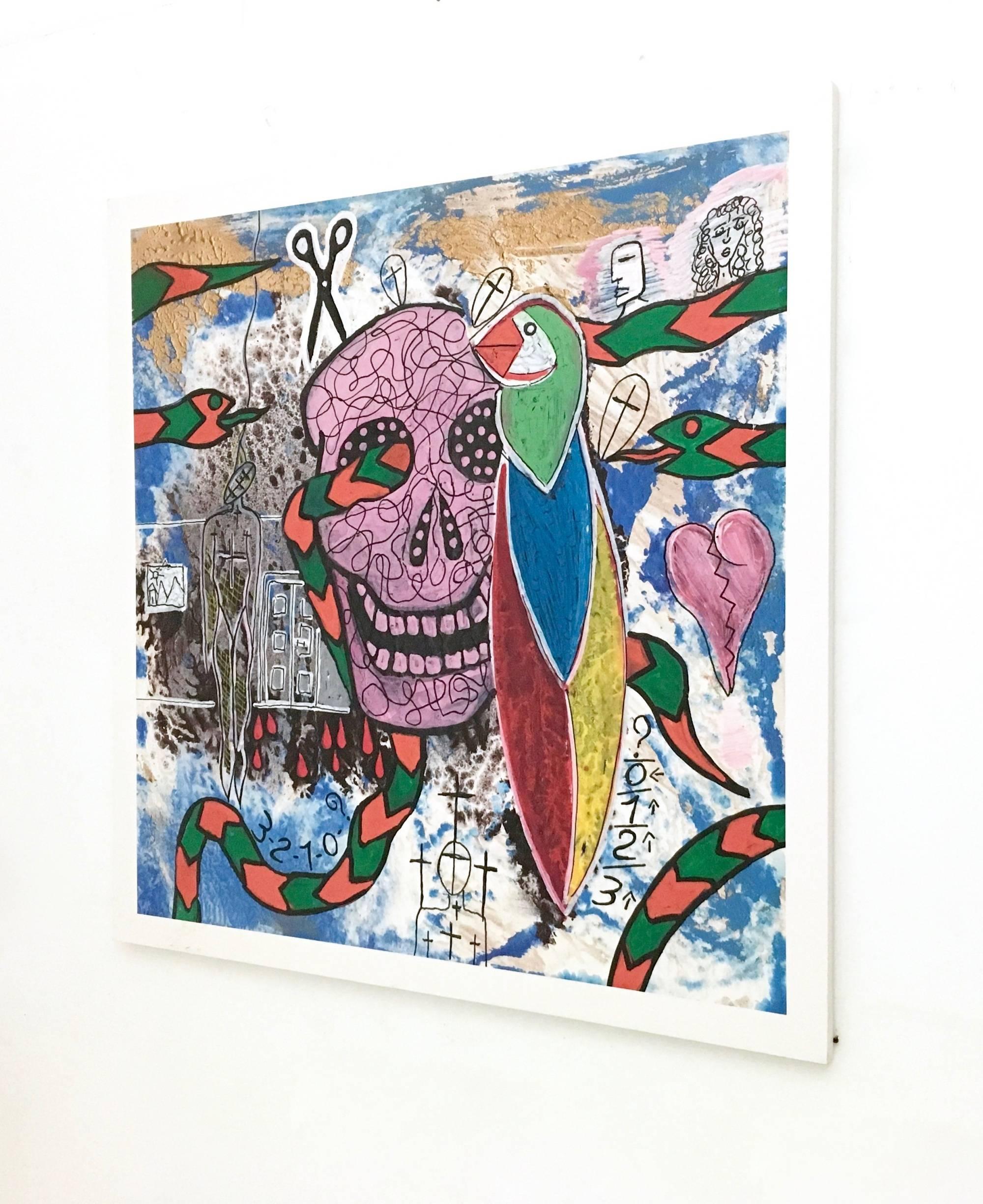 Senza titolo - Print Grigio di Enzio Wenk