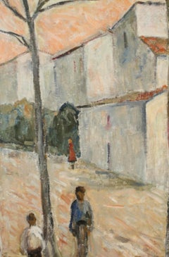 Enzo Fanfani (1911-1988) Signed Oil on canvas, 86x70cm / Unframed, circa 1950s.