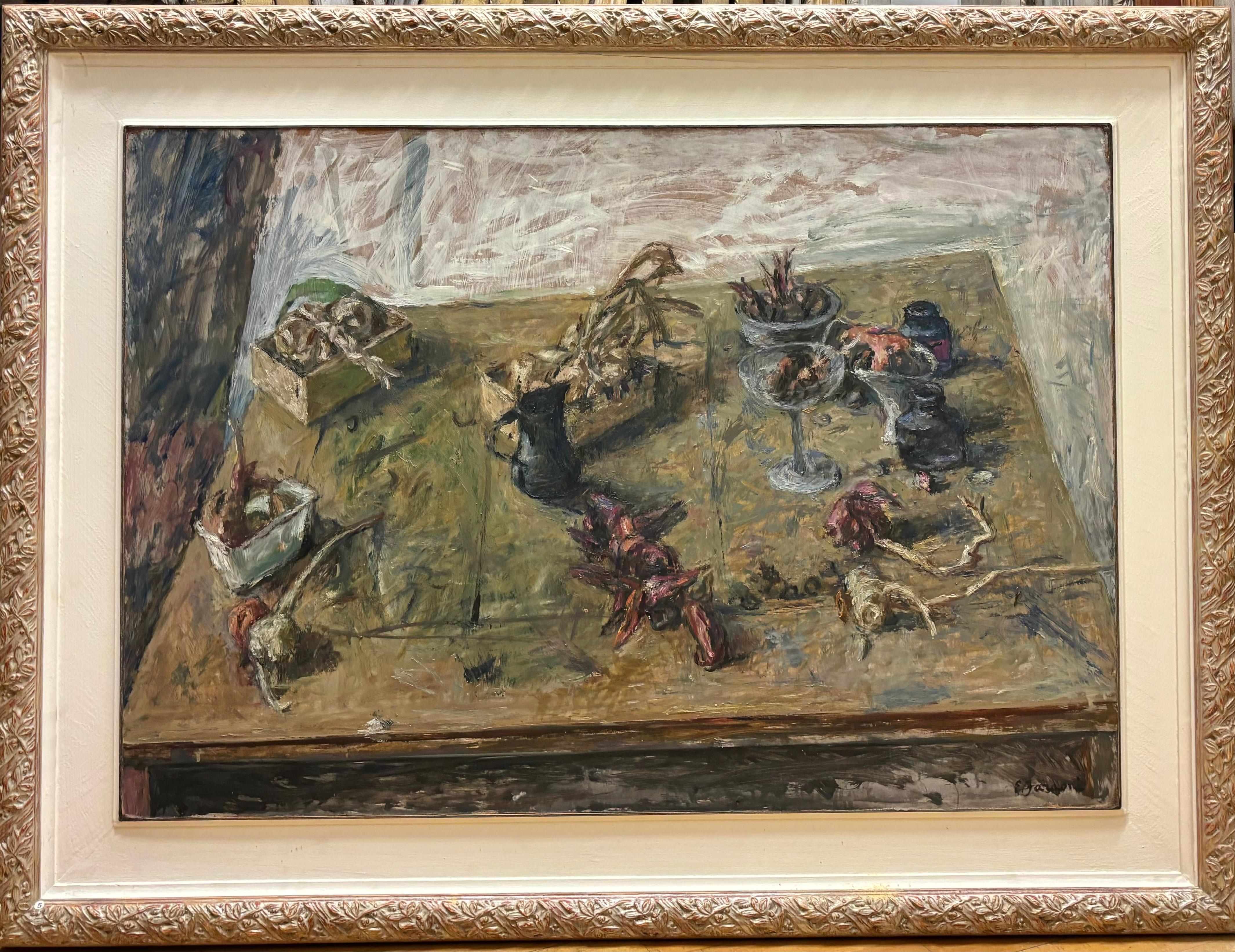 Still-Life Painting de Enzo FARAONI - "Grande natura morta"  Olio su masonite cm. 107 x 74