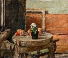 Still life, oil, cm. 63 x 52 1970 ca