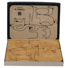 Enzo MARI 16 Tieri- Puzzle, Danese, 1972