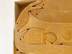 Puzzle di Enzo Mari 16 Pesci per Danese Milano - 1a edizione - Midcentury Modern