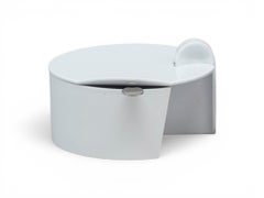 Enzo Mari (1932–2020) for Danese Milano Java Sugar Bowl with Spoon, 1969–1970