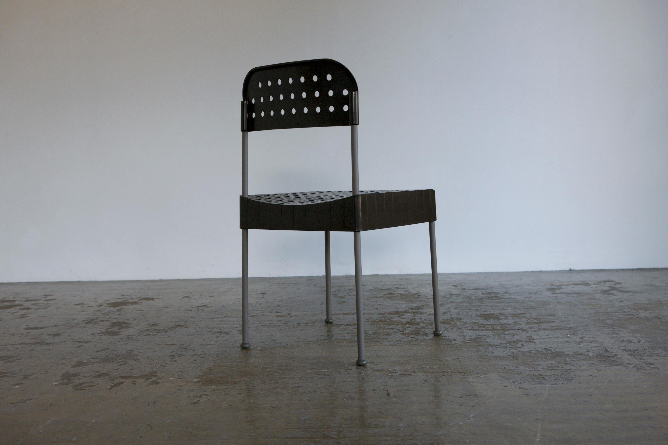 Plastic Enzo Mari Bx Chairs for Castelli