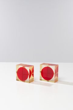 Enzo Mari Cubo Modular Cubes by Danese Milano, Italian Design, 1960