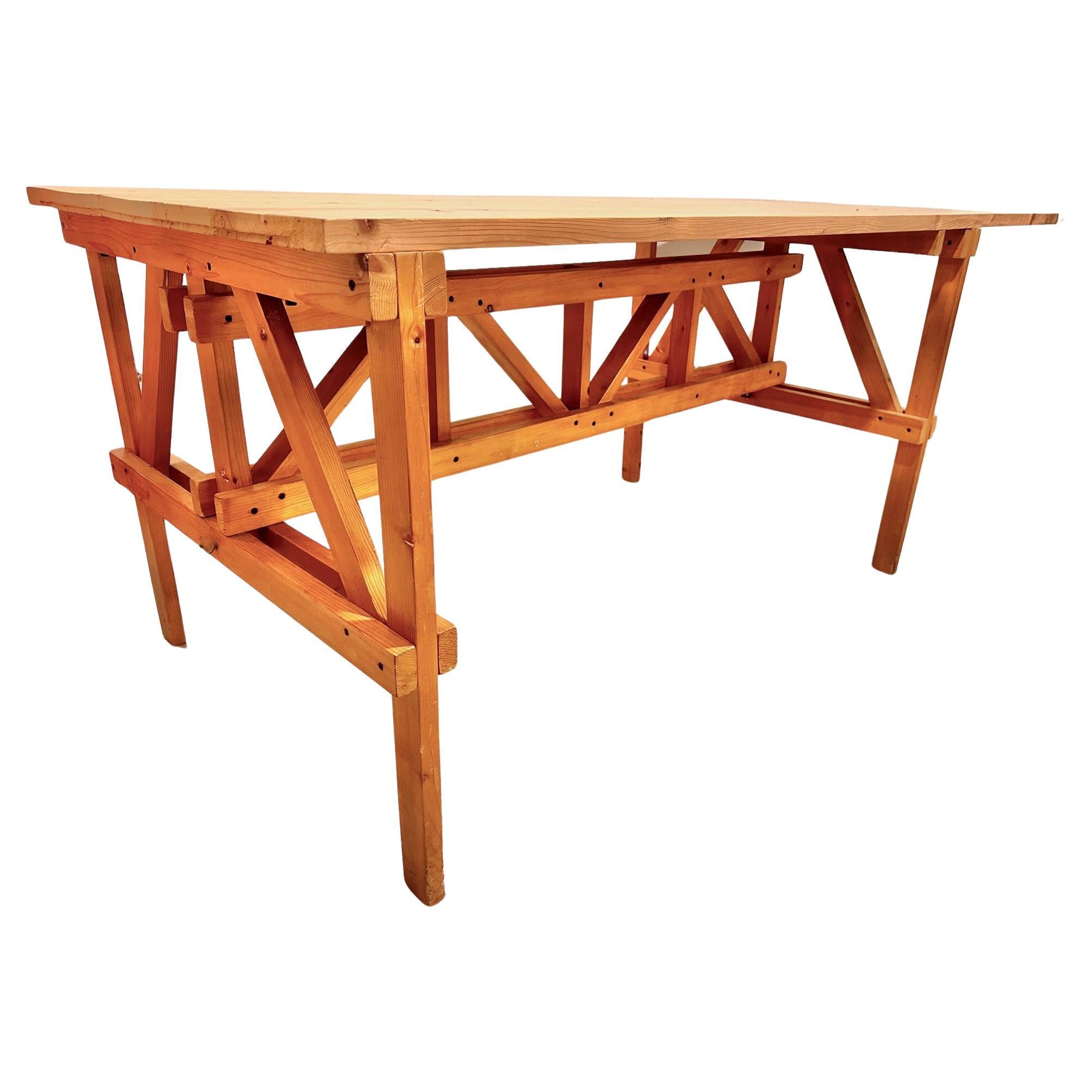 Enzo Mari Dining /Working Table "Effe".1974 Italy For Sale