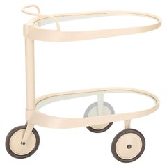 Enzo Mari " Emsta" bar cart / serving trolley for Alessi, Italy, 1989