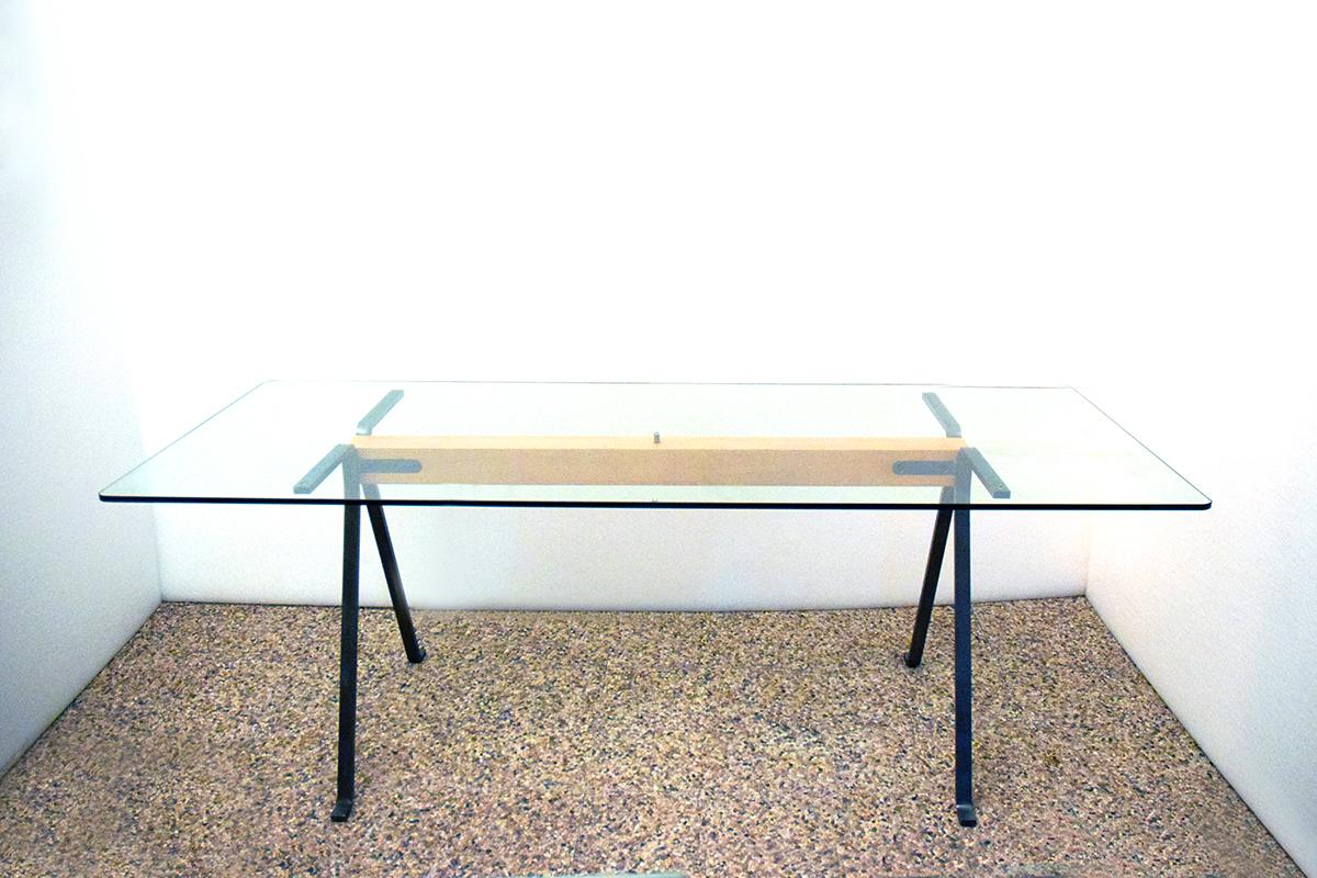 Industrial Enzo Mari for Driade Frate table, 1970s For Sale