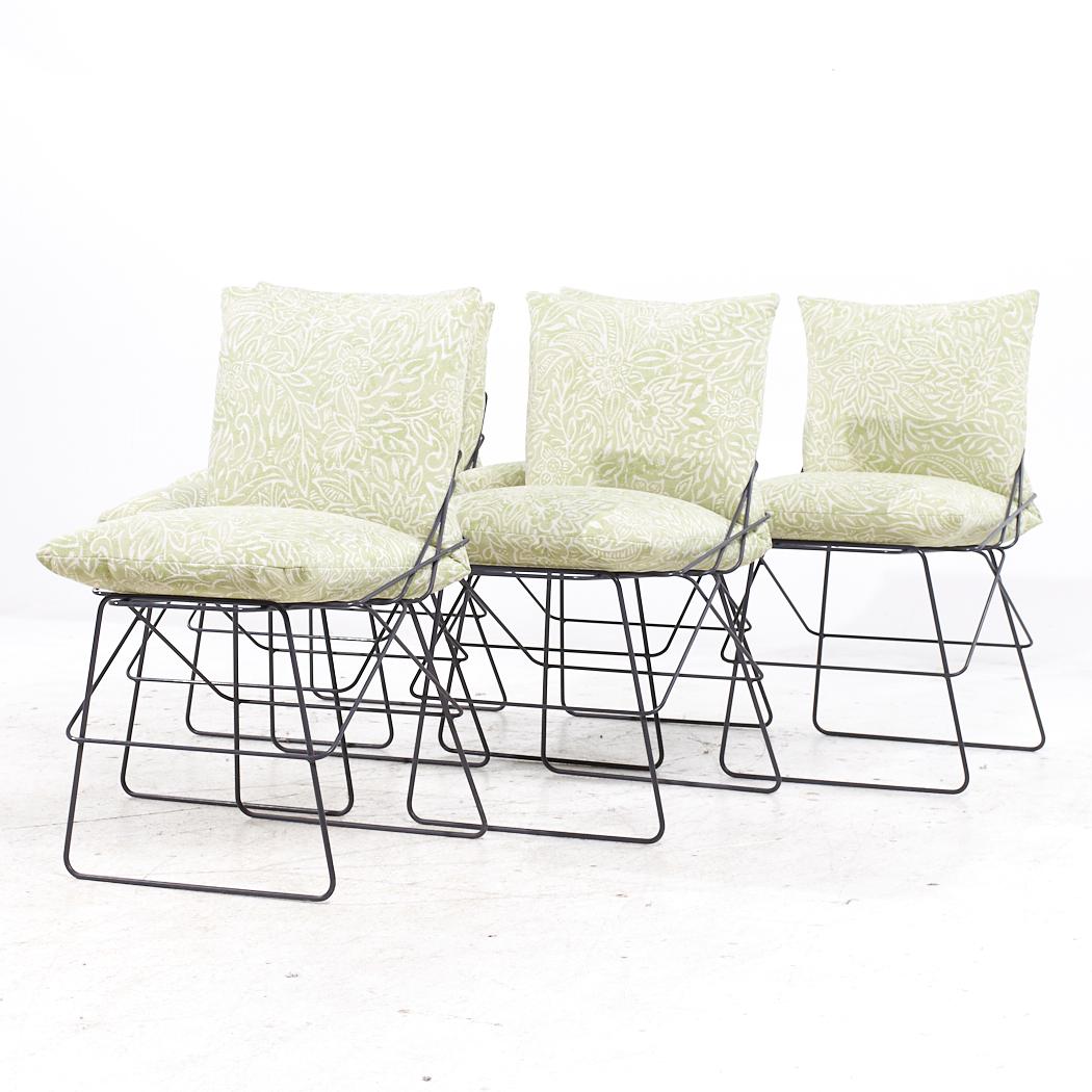 Mid-Century moderno Enzo Mari per Driade Sedie da pranzo in acciaio del Medioevo - Set di 6 in vendita