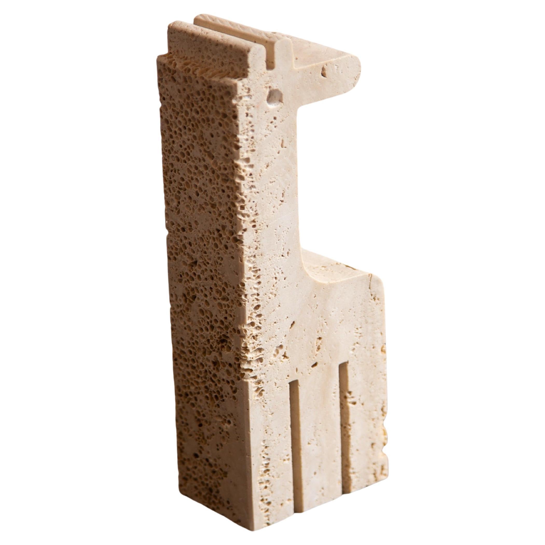 Enzo Mari for Fratelli Mannelli Giraffe Sculpture