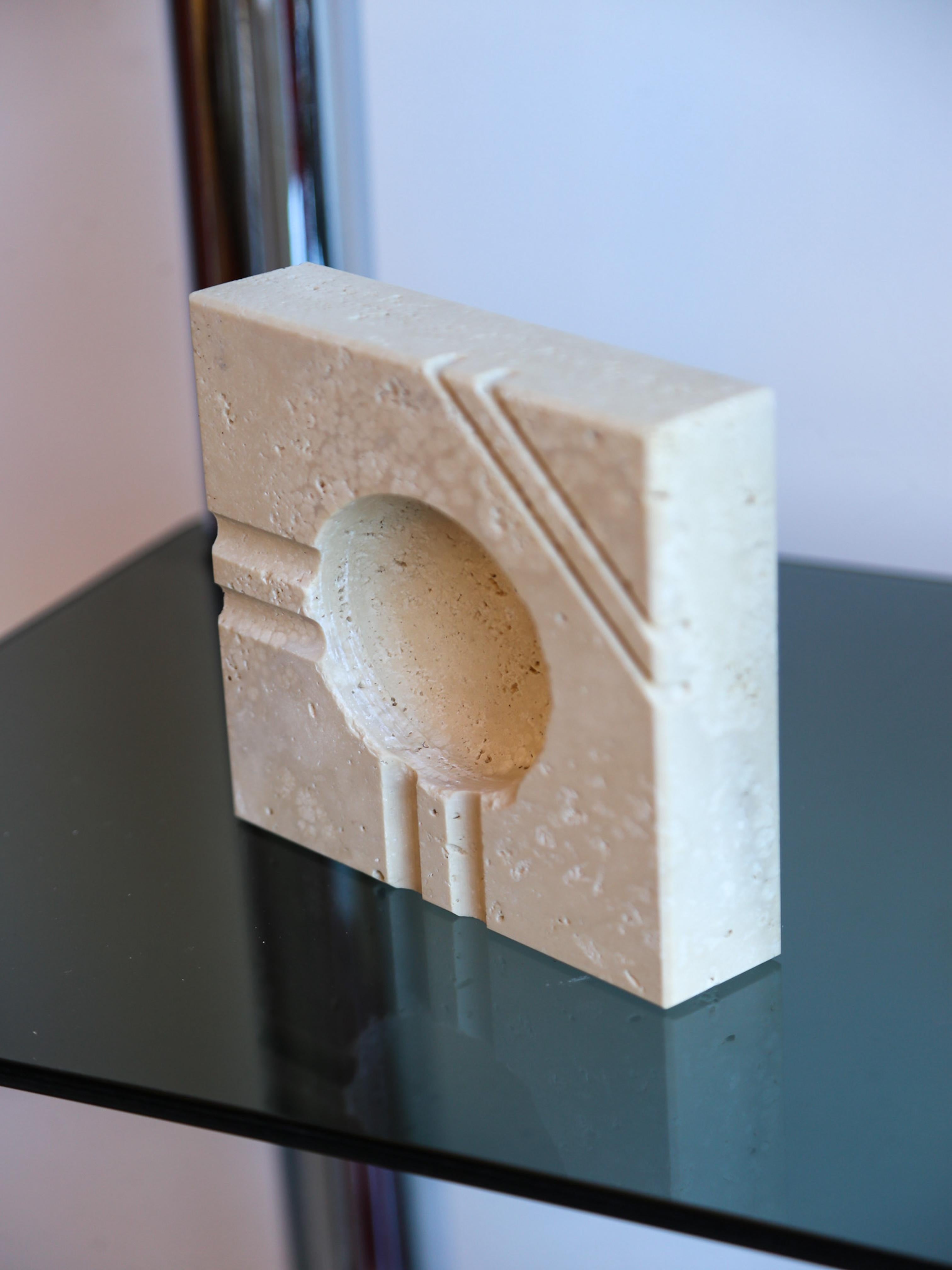 Mid-Century Modern Enzo Mari for Fratelli Mannelli Square Ashtray For Sale