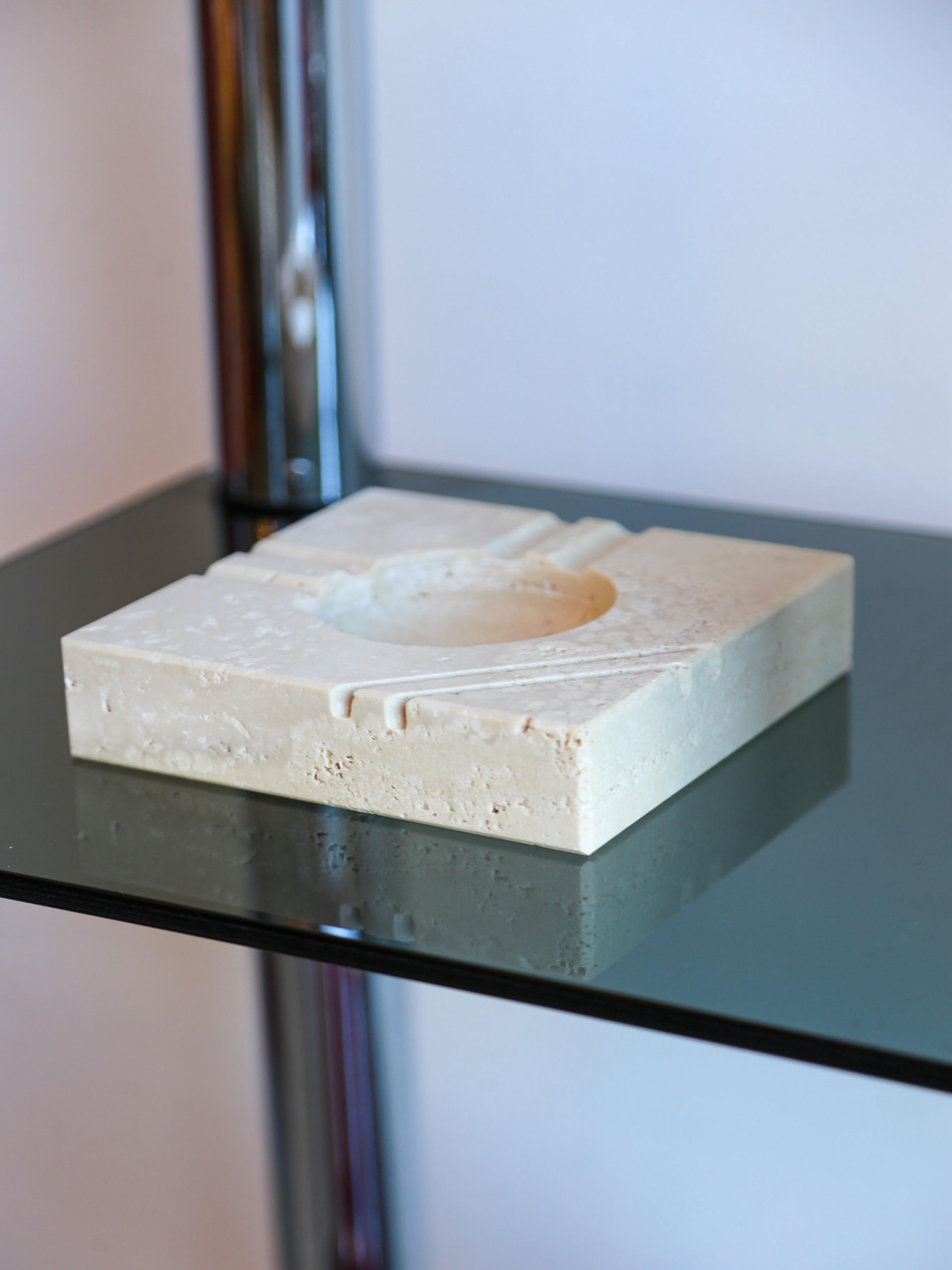Enzo Mari for Fratelli Mannelli Square Ashtray In Good Condition For Sale In Byron Bay, NSW