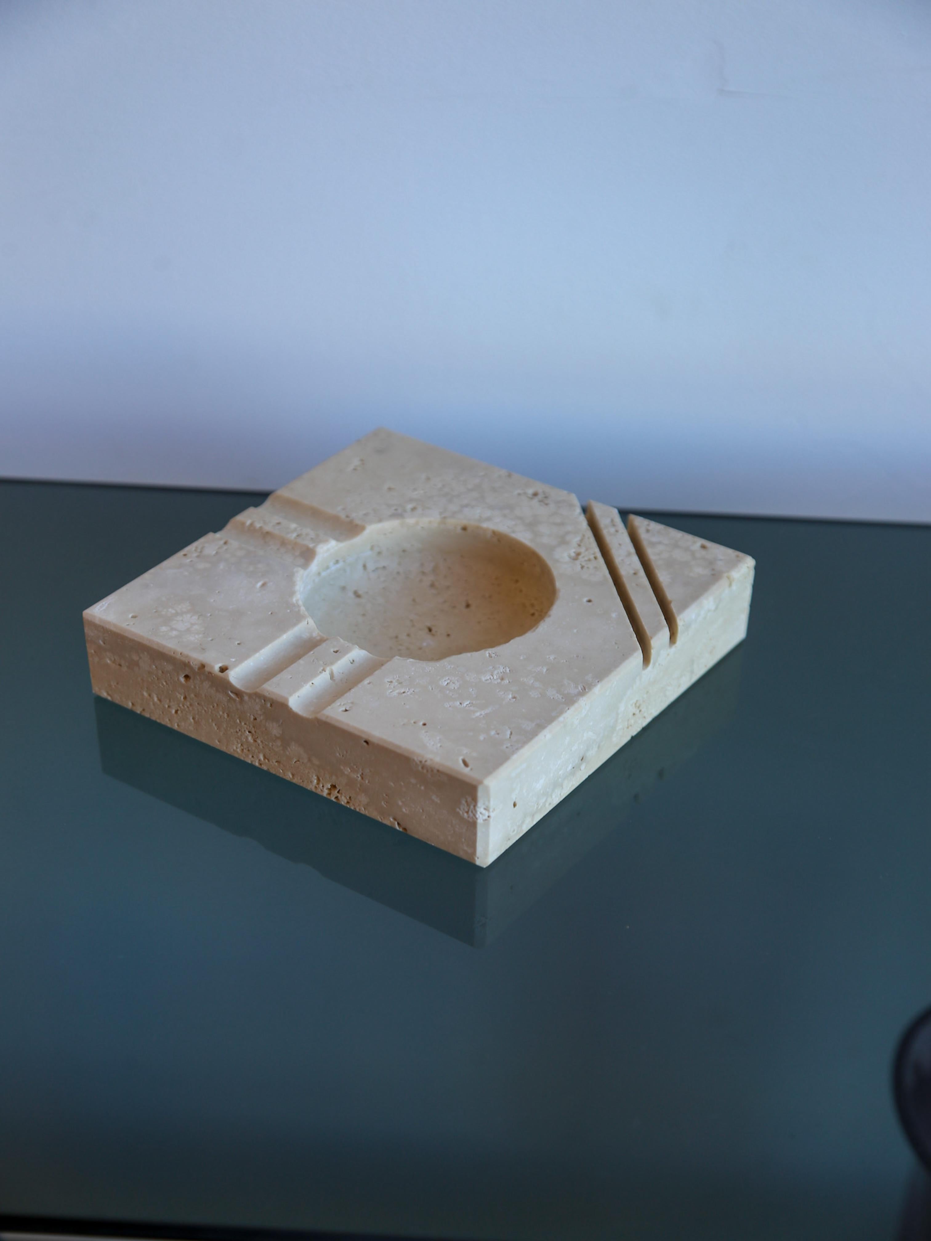 Enzo Mari for Fratelli Mannelli Square Ashtray For Sale 1