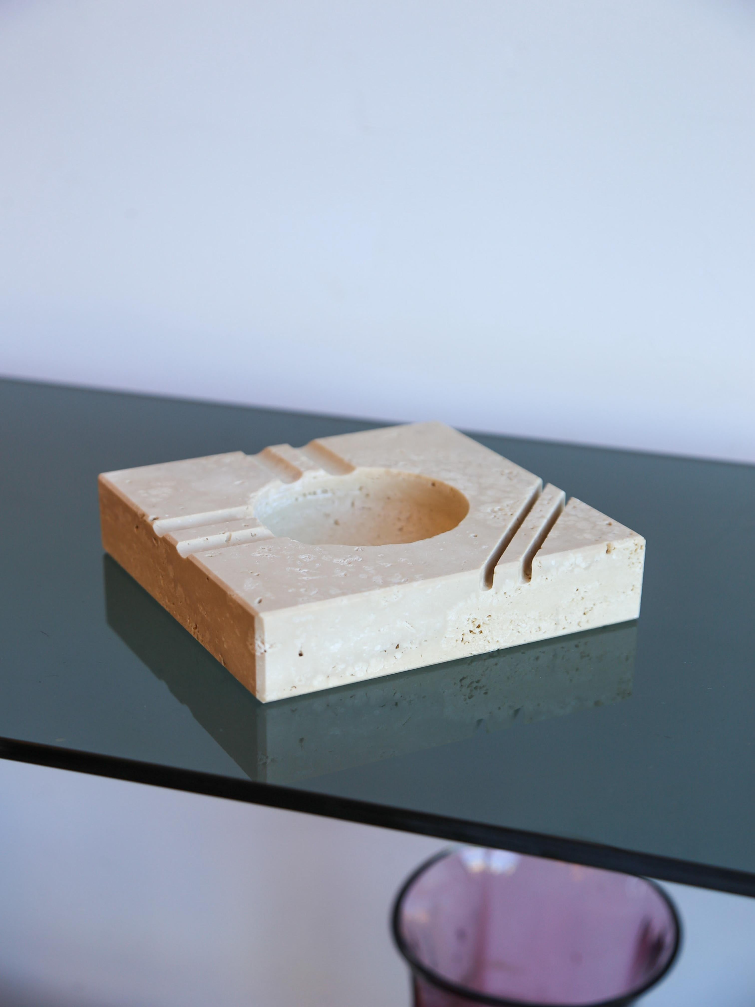 Enzo Mari for Fratelli Mannelli Square Ashtray For Sale 2