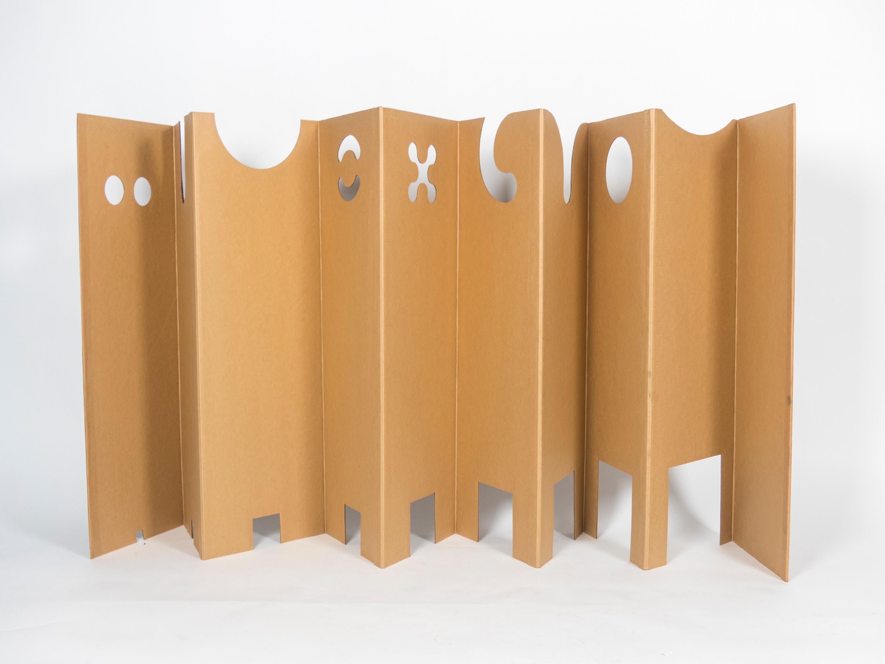 Enzo Mari „Il Posto Dei Giochi“ Siebdruck für Danese, klappbarer Raumteiler, 1967 (Papier)