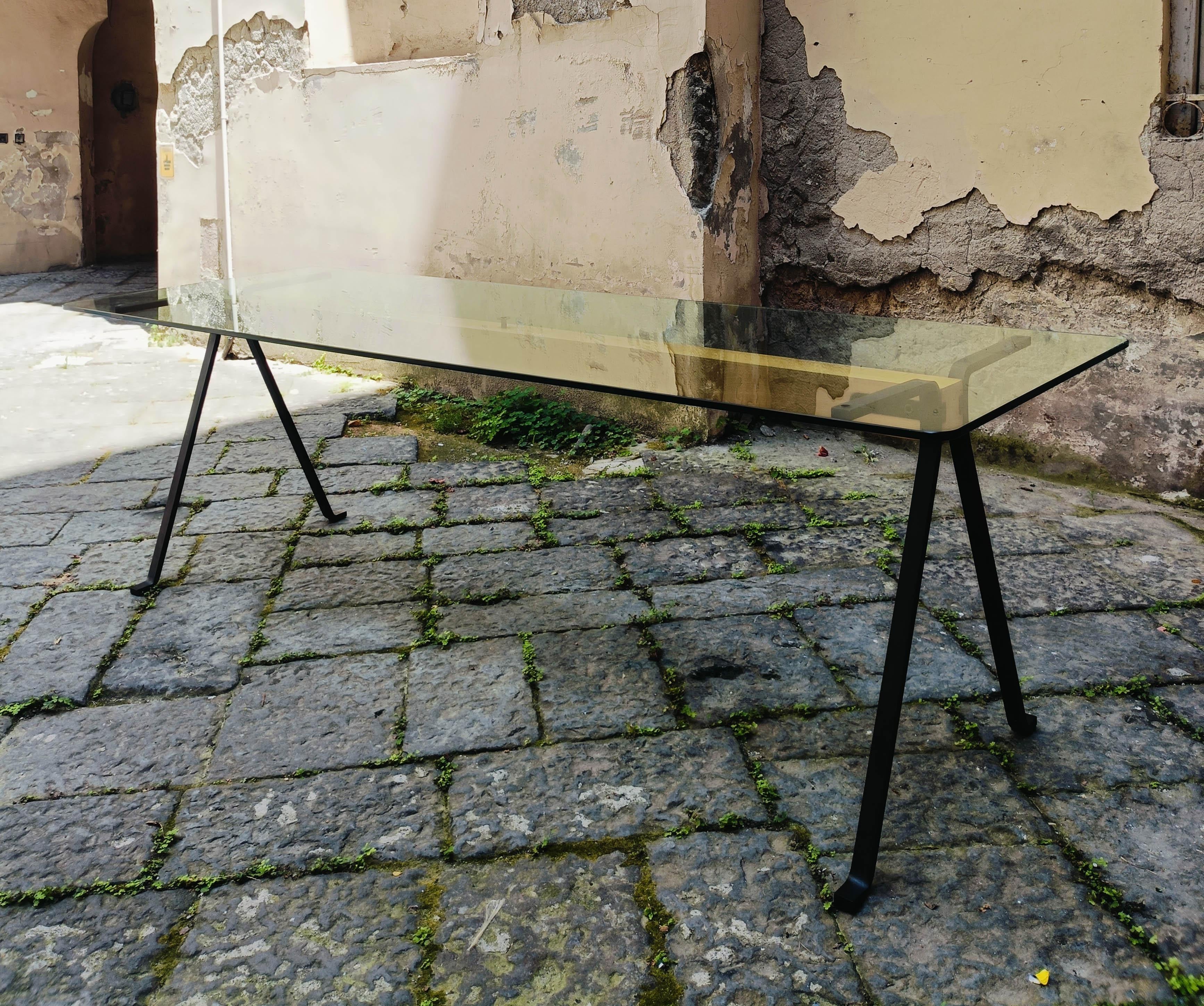 Mid-Century Modern Enzo Mari For Driade Rectangular Table 