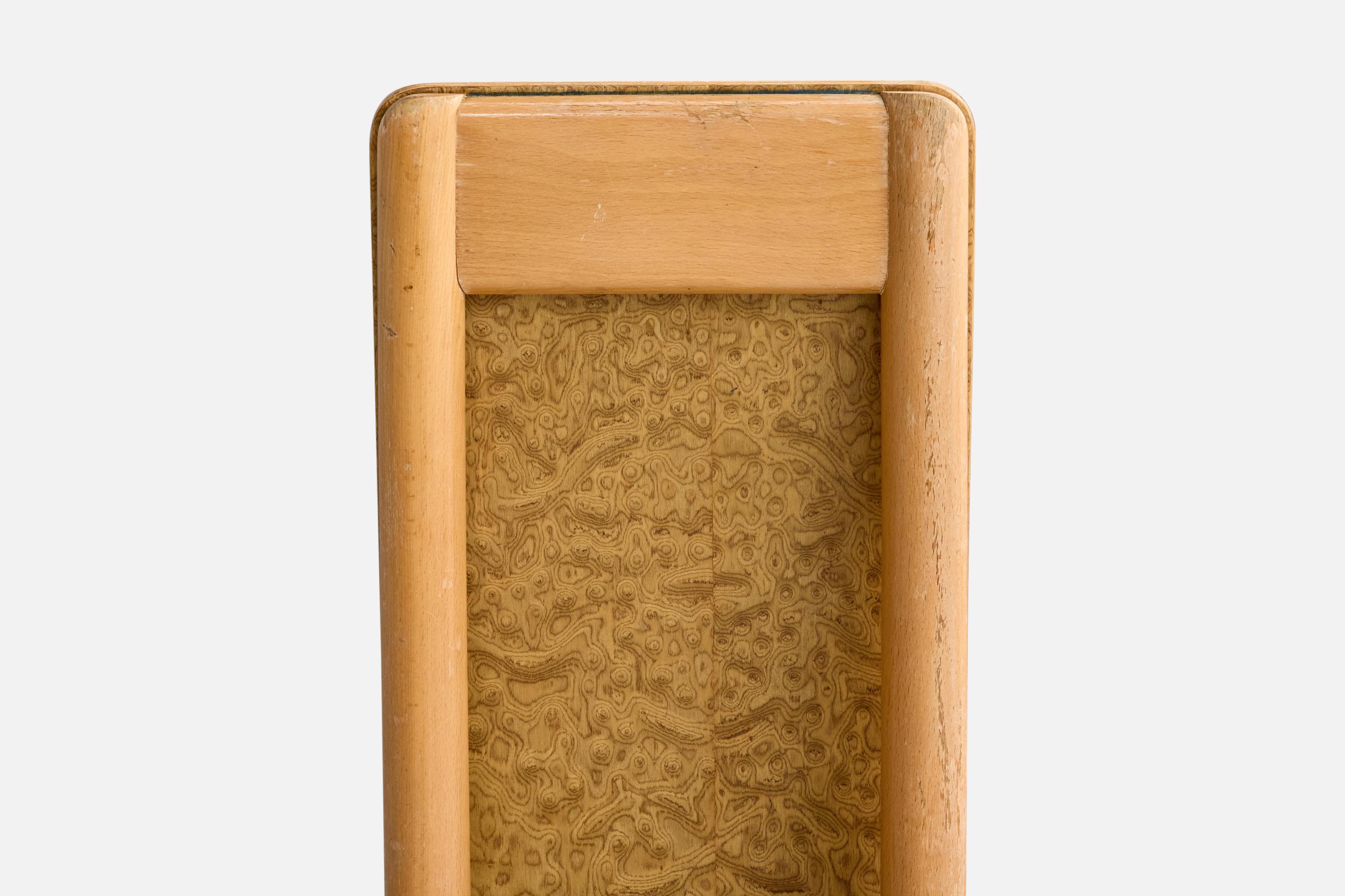 Enzo Mari, chaise d'appoint, contreplaqué, hêtre, Italie, années 1980 en vente 6