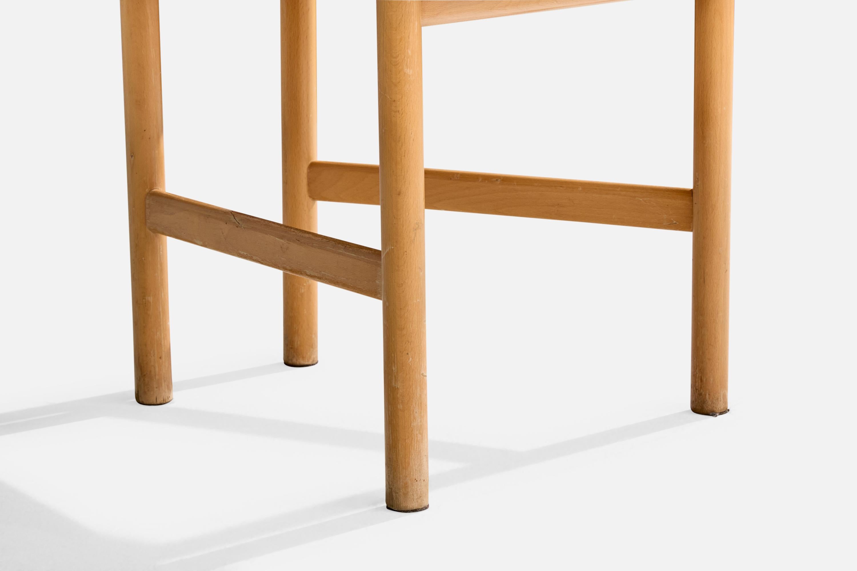 italien Enzo Mari, chaise d'appoint, contreplaqué, hêtre, Italie, années 1980 en vente