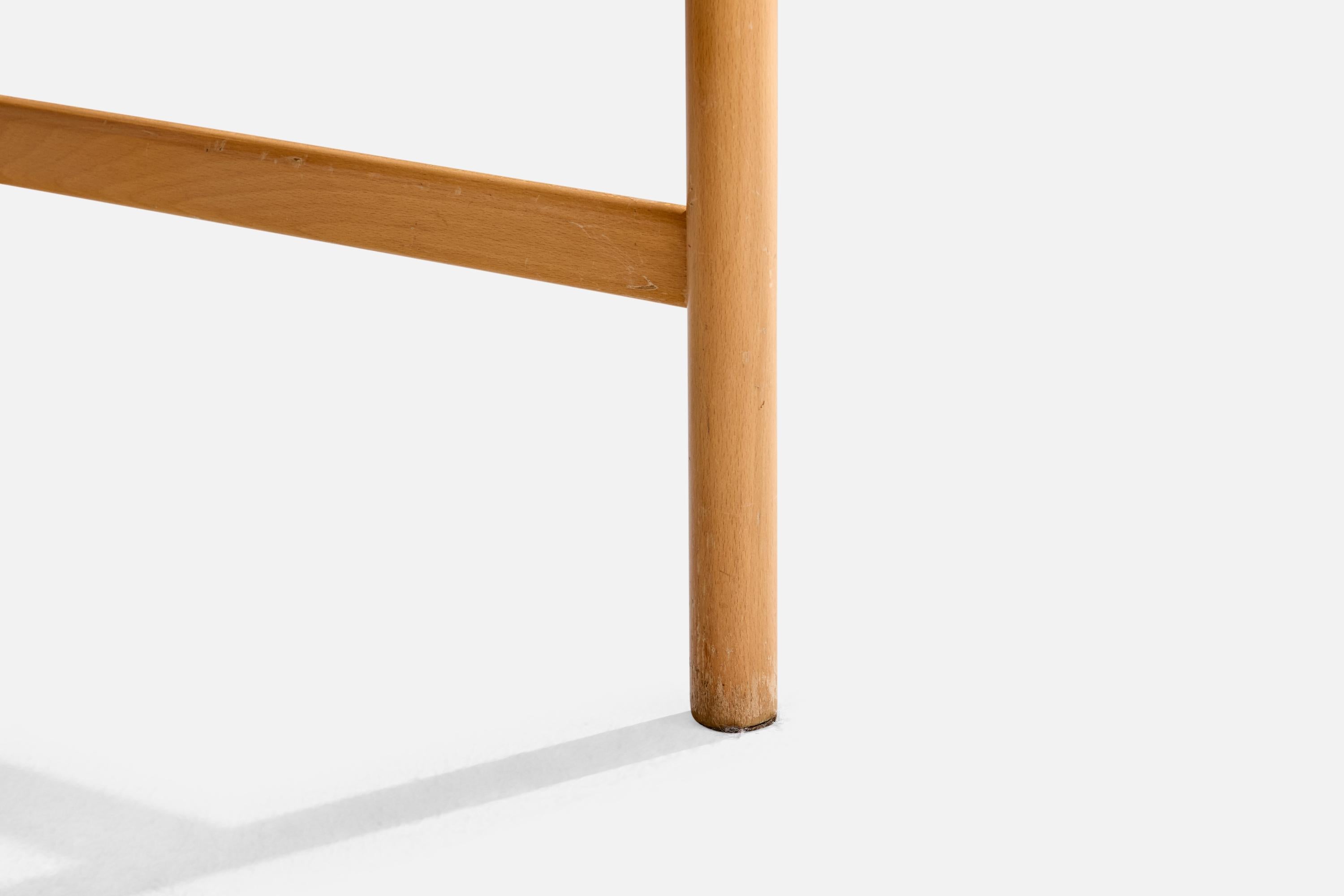 Fin du 20e siècle Enzo Mari, chaise d'appoint, contreplaqué, hêtre, Italie, années 1980 en vente