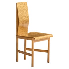 Enzo Mari, Side Chair, Plywood, Beech, Italy, 1980s