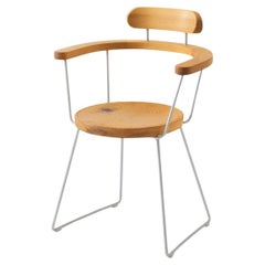 Enzo Mari für Hida: Sessel „Tevere“ aus natürlich gebeiztem japanischem Zedernholz