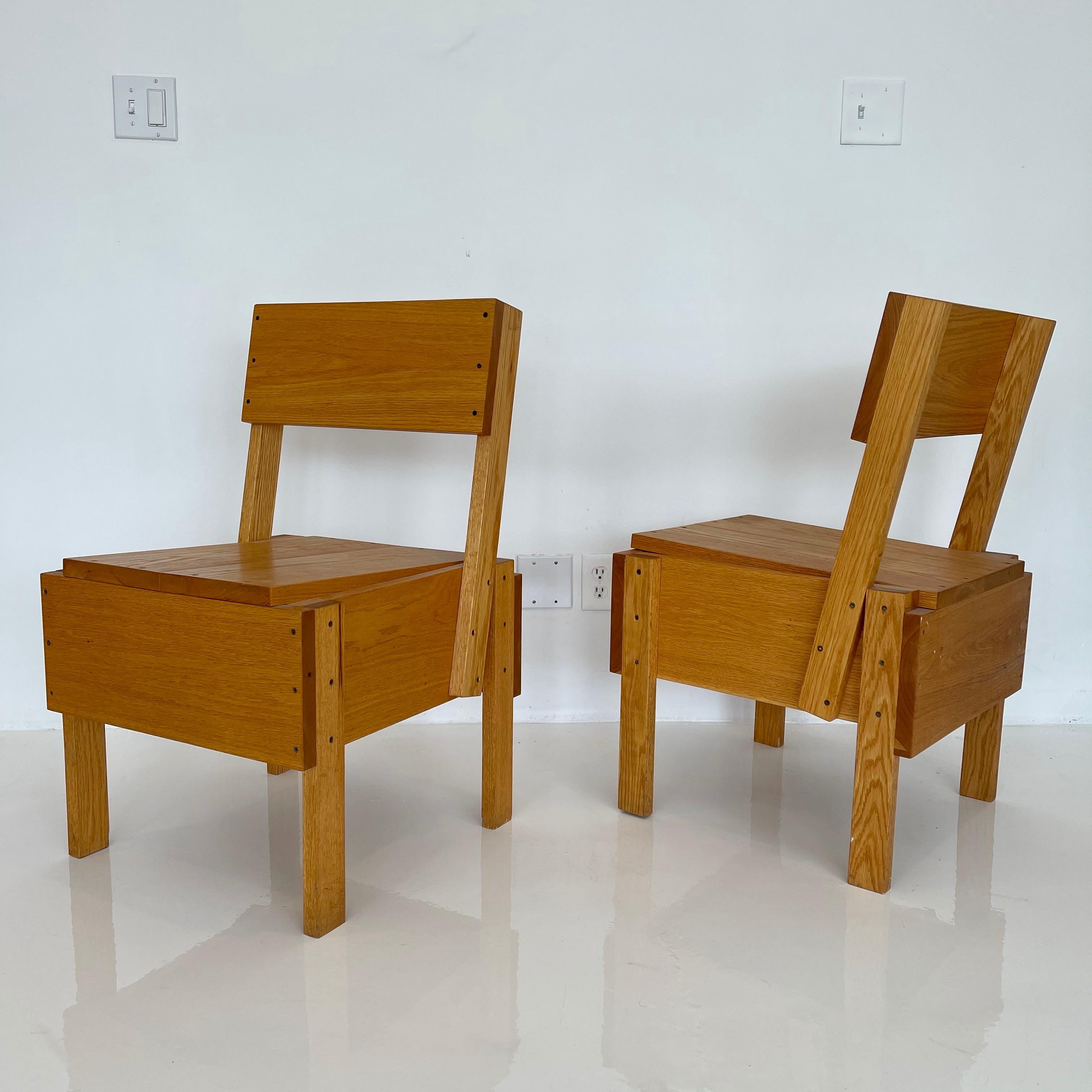 Enzo Mari Wood Chairs 1