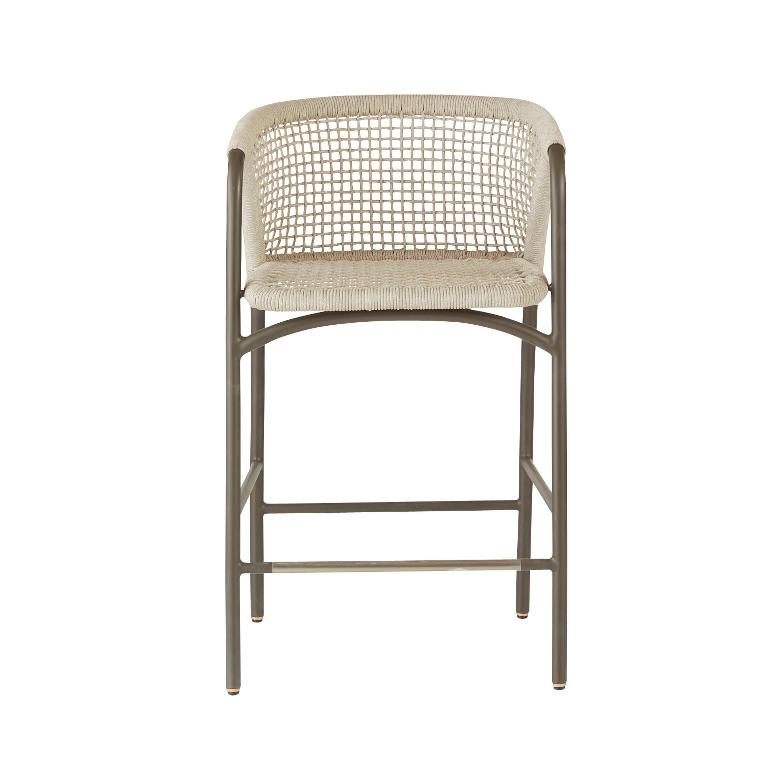 Enzo Outdoor Counter Stool FSS01 - Buff, Rope en vente 7