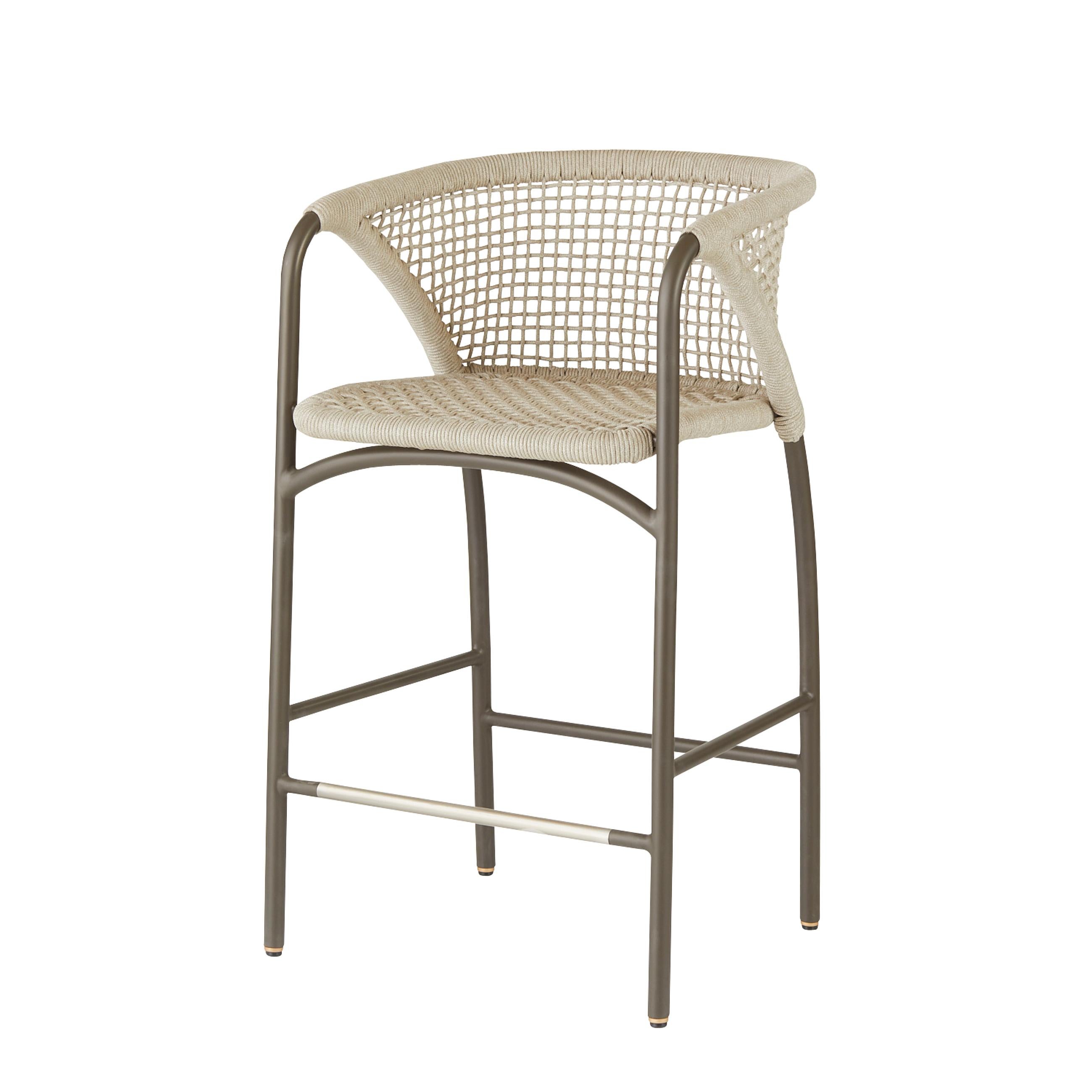 Enzo Outdoor Counter Stool FSS01 - Buff, Rope en vente 8