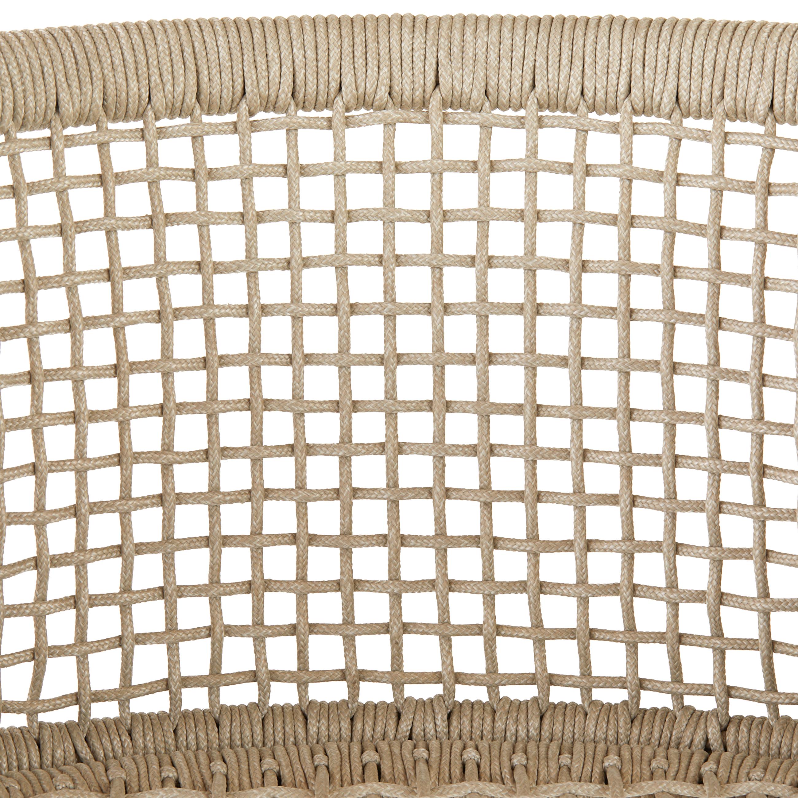 Indonésien Enzo Outdoor Counter Stool FSS01 - Buff, Rope en vente