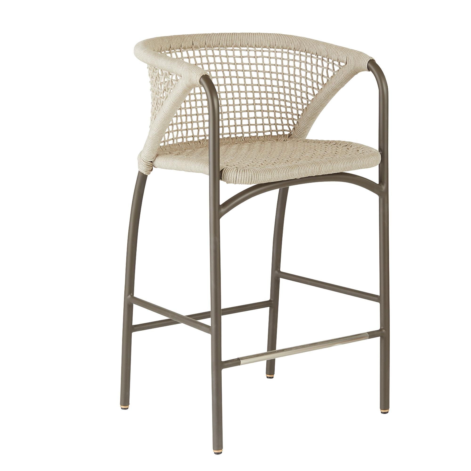 Rotin Enzo Outdoor Counter Stool FSS01 - Buff, Rope en vente