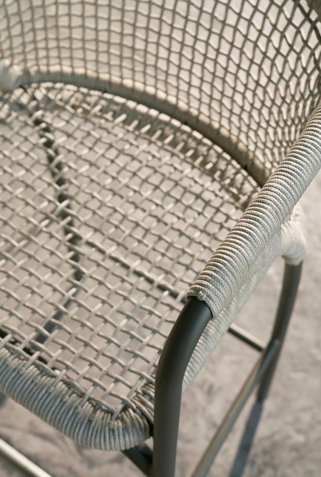 Enzo Outdoor Counter Stool FSS01 - Buff, Rope en vente 2