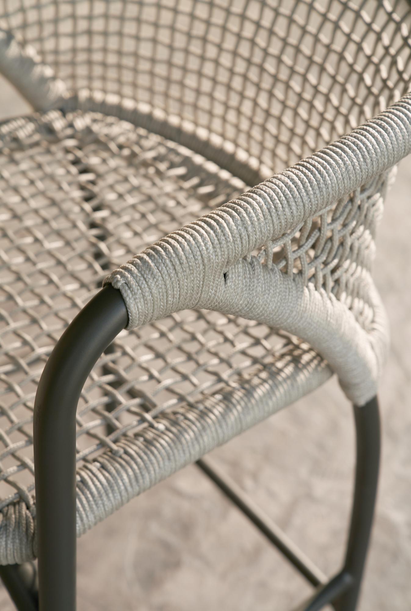 Enzo Outdoor Counter Stool FSS01 - Buff, Rope en vente 3