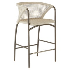 Enzo Outdoor Counter Stool FSS01 - Buff, Rope