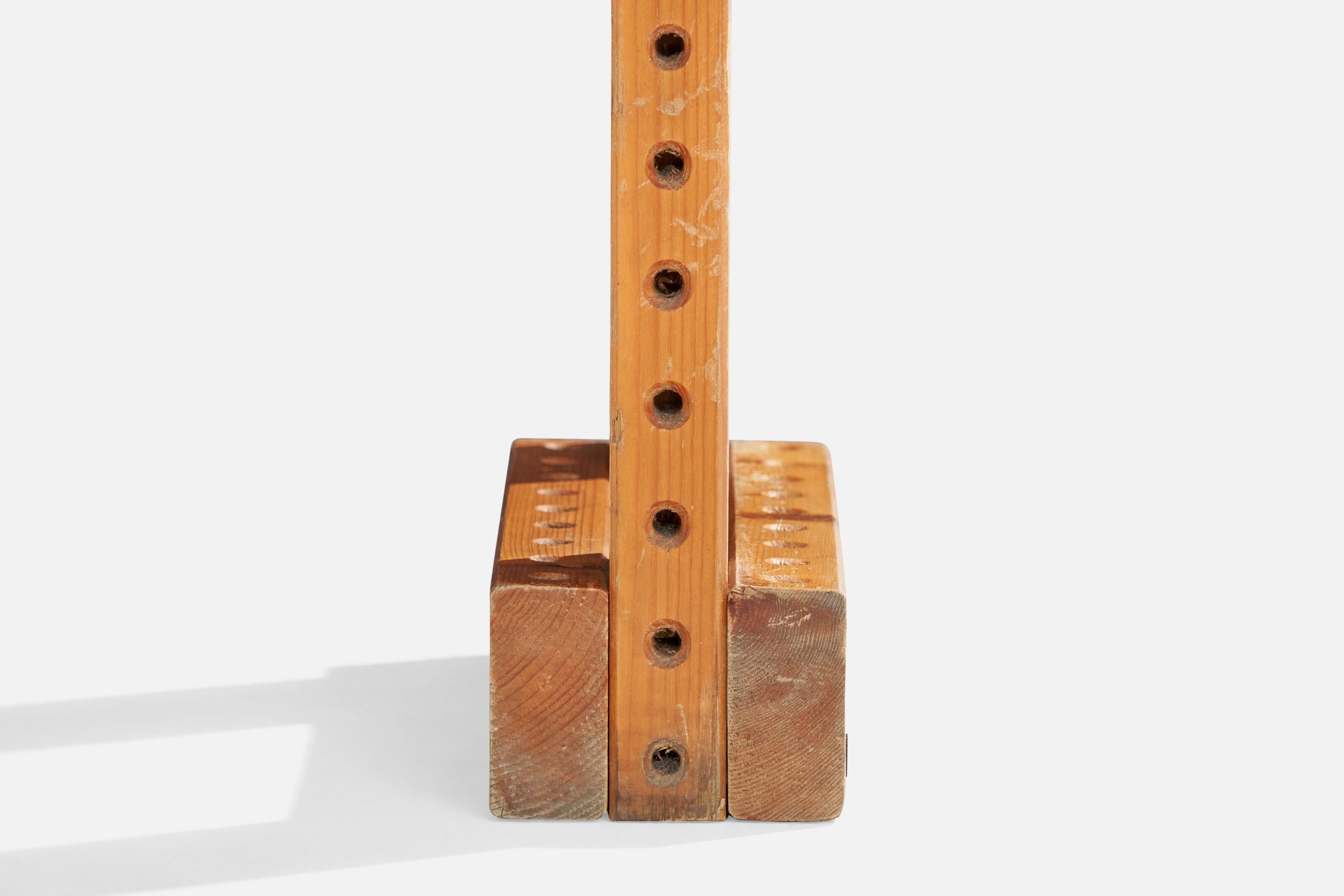 Enzo Testa, Tavolo consolle, Pino, Vetro, Italia, 1968 2