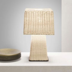 Lampe de table ronde Eolie par Stephane Parmentier x Giobagnara