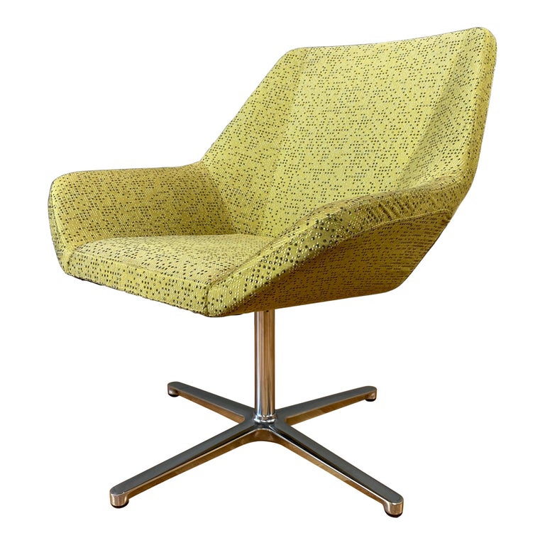 EOOS designed Cahoots Relax Chair for Keilhauer in Chartreuse A at