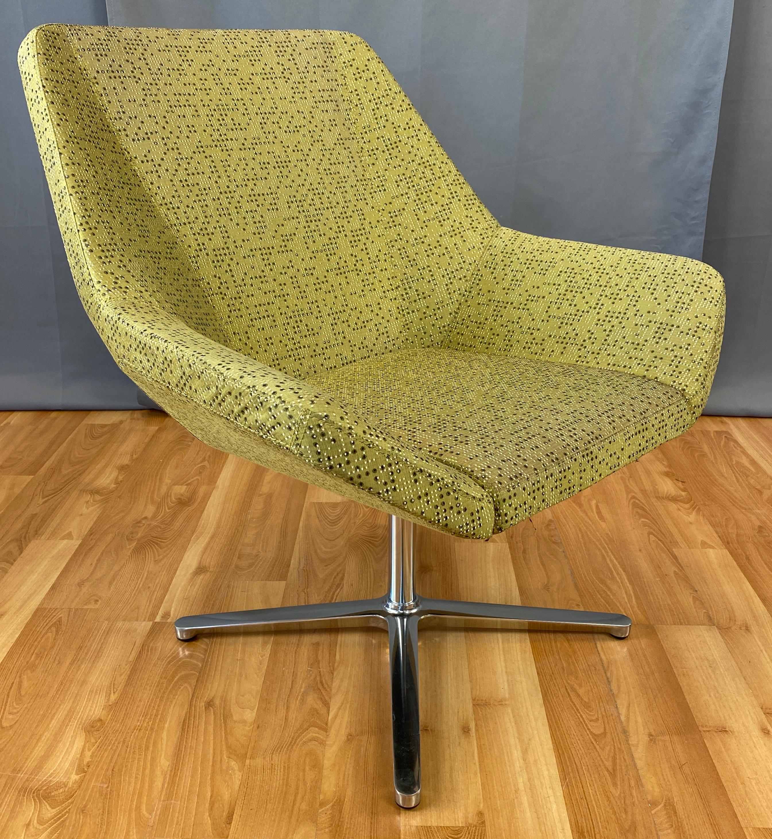 EOOS Designed Cahoots Relax Chair for Keilhauer in Chartreuse B 2