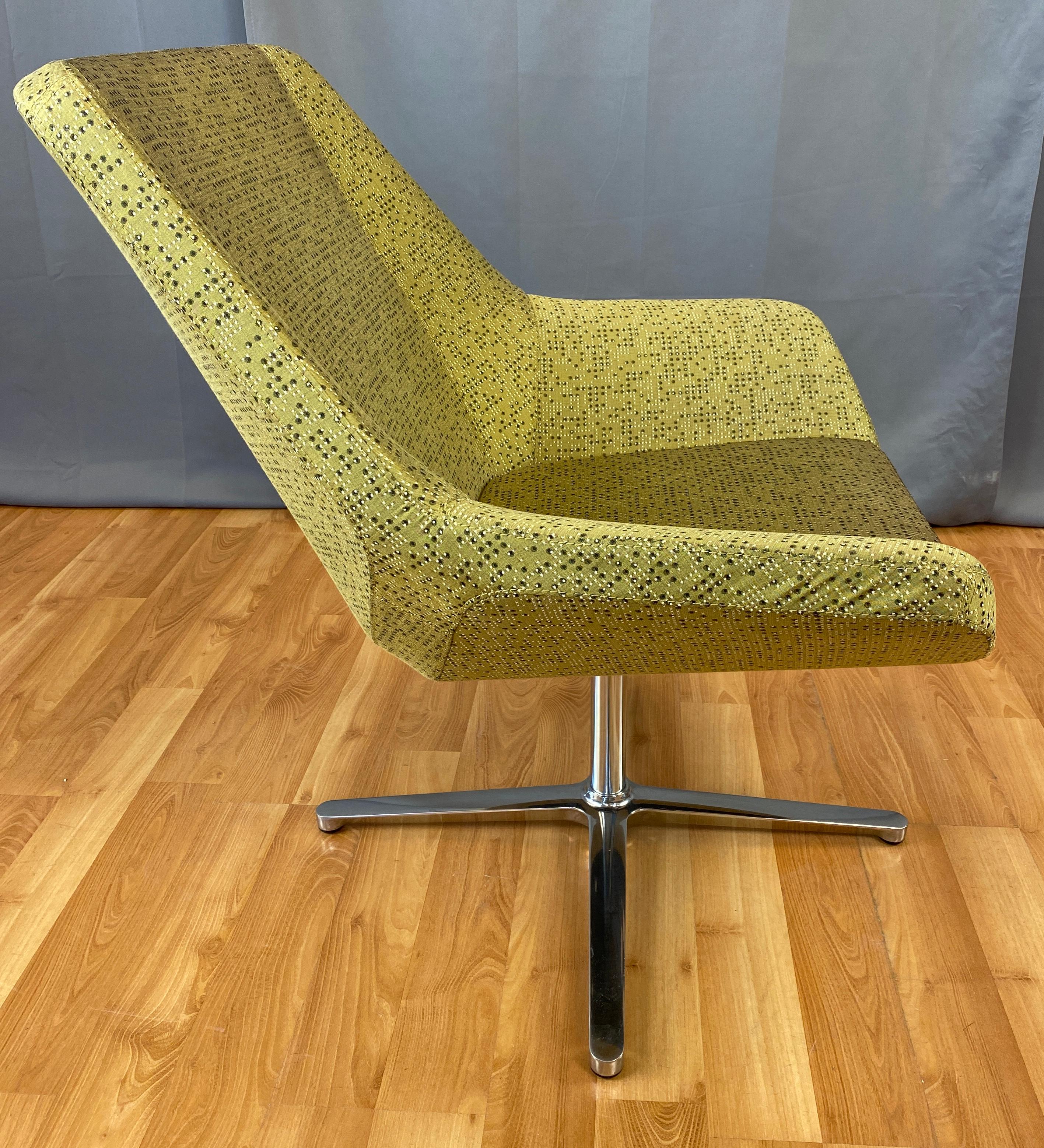 EOOS Designed Cahoots Relax Chair for Keilhauer in Chartreuse B 1